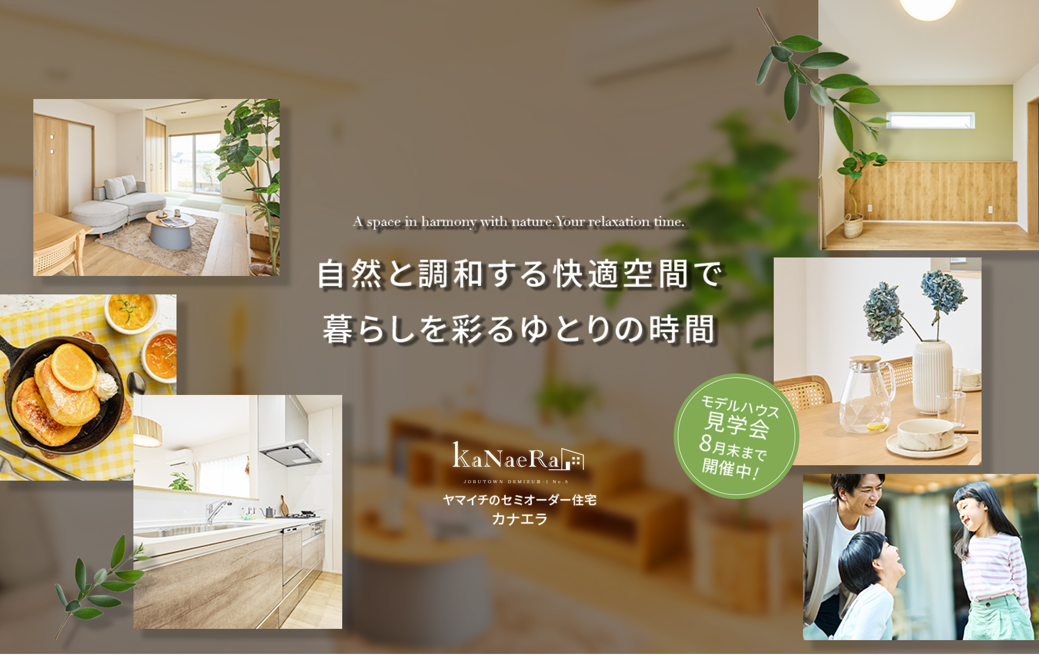 自然と調和する快適空間で暮らしを彩るゆとりの時間