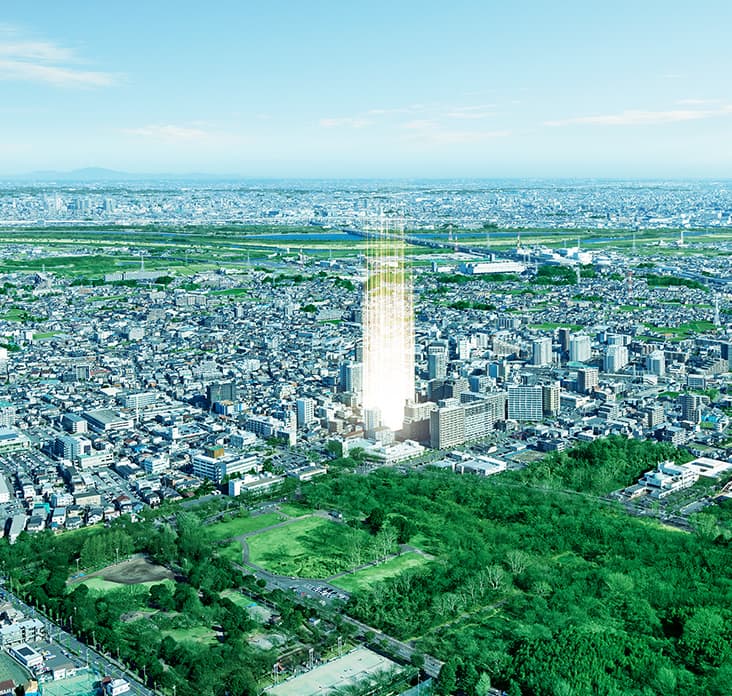 現地周辺航空写真（2025年 1月撮影）