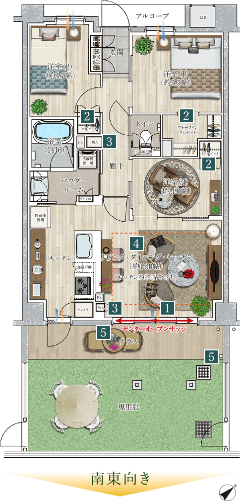 G1gタイプの図面
